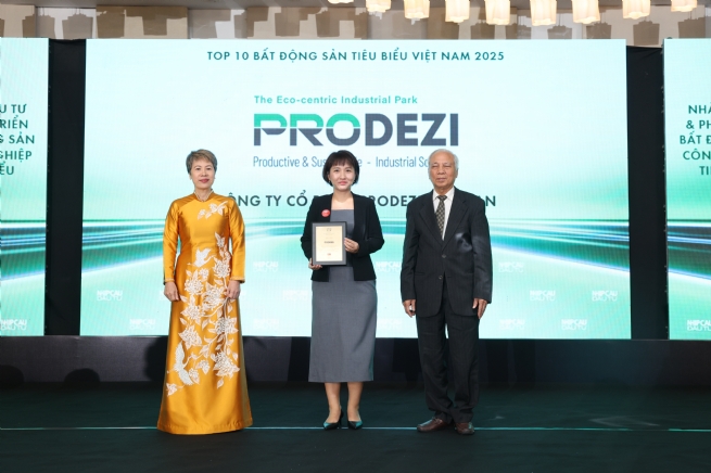 PRODEZI Named Among Vietnam’s Top 10 Outstanding Real Estate Enterprises 2025