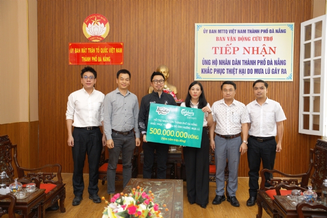 Carlsberg Vietnam Donates VND 1.5 Billion to Support Hue and Da Nang after Historic Floods