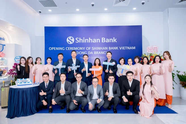 Shinhan Bank Launches Đống Đa Branch, Expanding Network to 56 Locations Nationwide