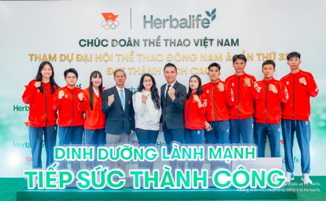 Herbalife Supports Vietnam Olympic Committee at 33rd SEA Games Send-Off Ceremony