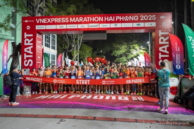 Herbalife Vietnam Continues to Sponsor VnExpress Marathon Hai Phong