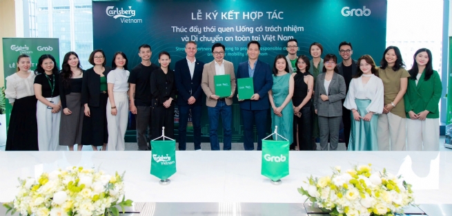 Carlsberg Vietnam and Grab Vietnam Partner to Promote Responsible Enjoyment and Safe Mobility