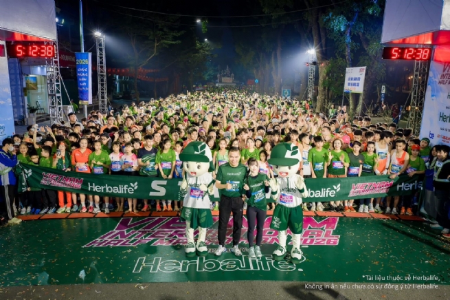 Vietnam Int'l Half Marathon 2026 Powered by Herbalife Promotes Active Living