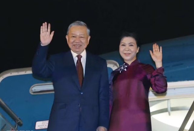 General Secretary, State President To Lam Starts State Visit to China